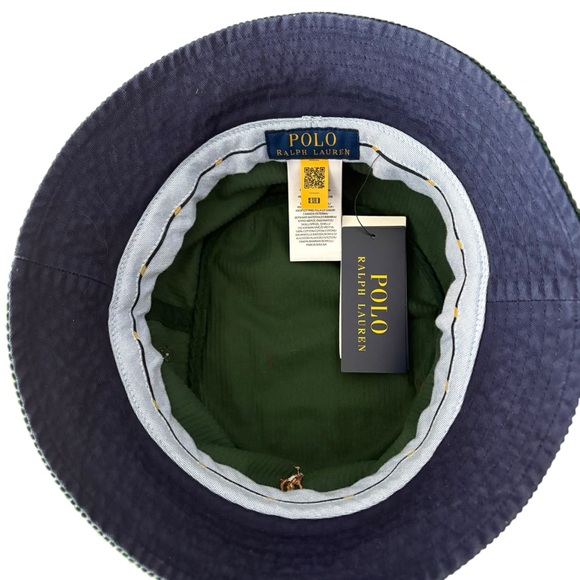 Polo Ralph Lauren Men’s Forest Green Corduroy Bucked Hat Small Pont Sz L/XL NWT - Picture 6 of 6